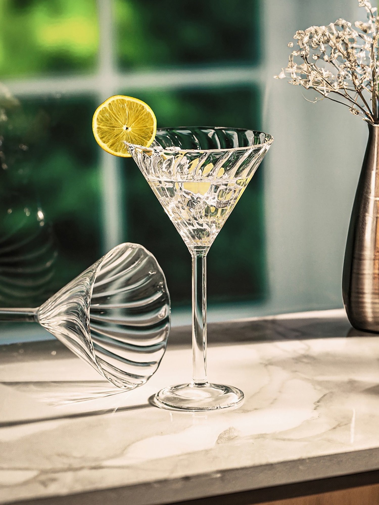 Mikasa Julie Transparent Glass Flute Glass (0.266 L) - Set of 4