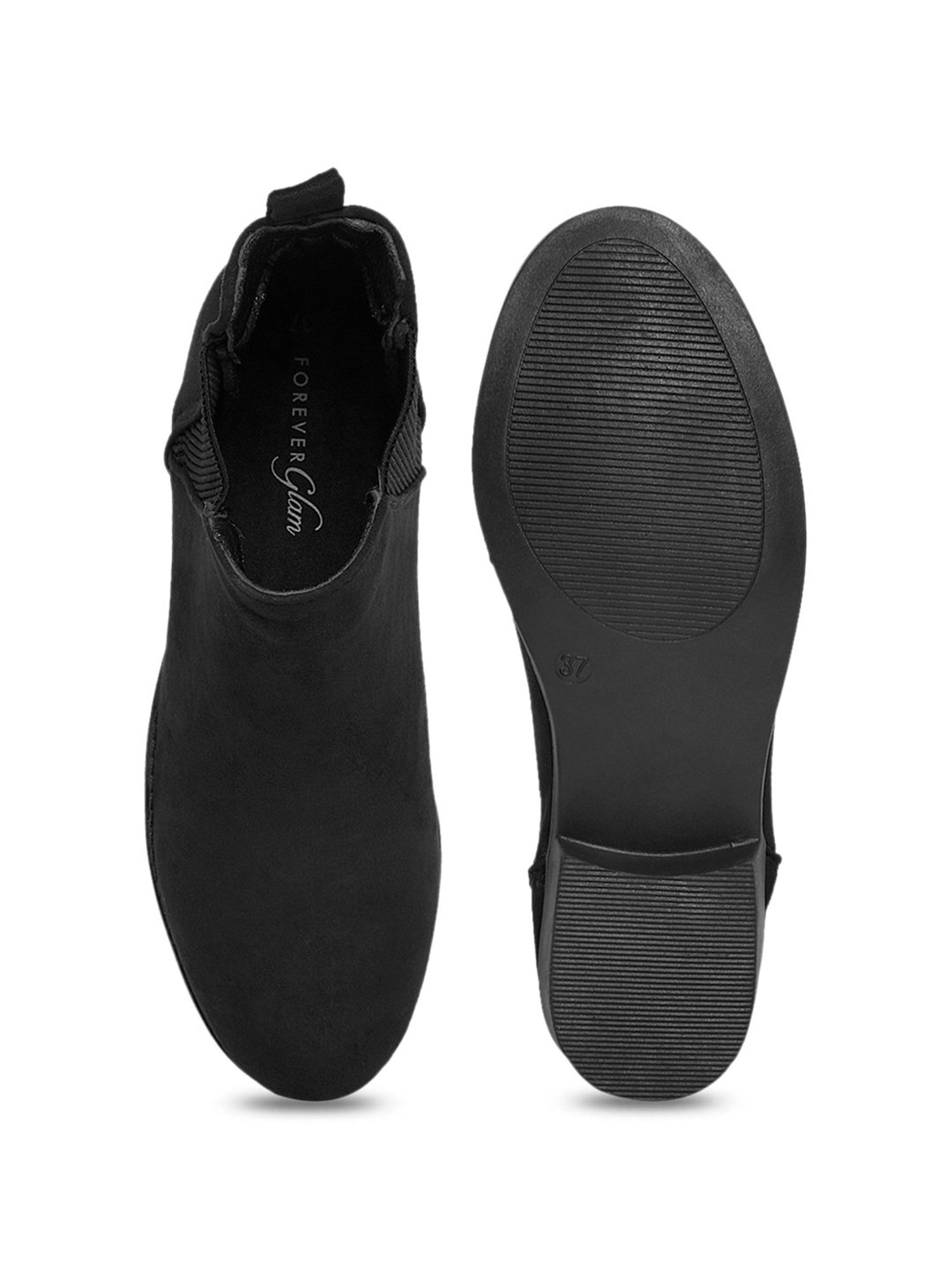 Forever Glam by Pantaloons Women's Black Chelsea Boots