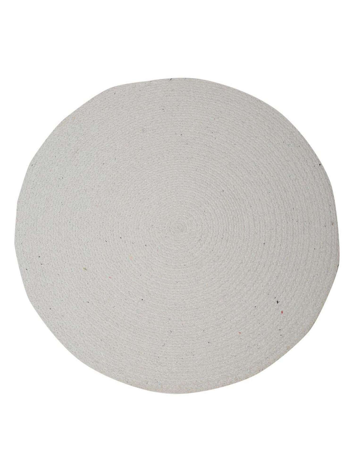 HOSTA HOMES Brown & White Cotton Digital Printed Centre Table Mat - Set of 2