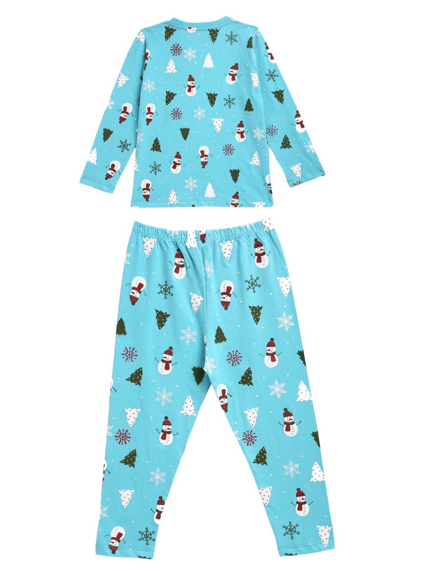 Kids Craft Blue Printed T-Shirt with Pyjamas