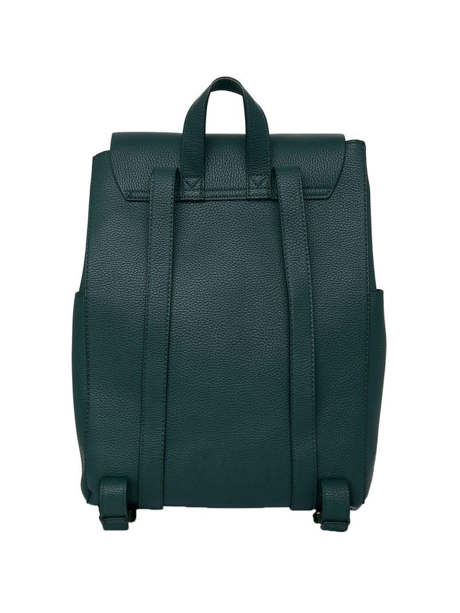 Accessorize London Red Leather Medium Backpack