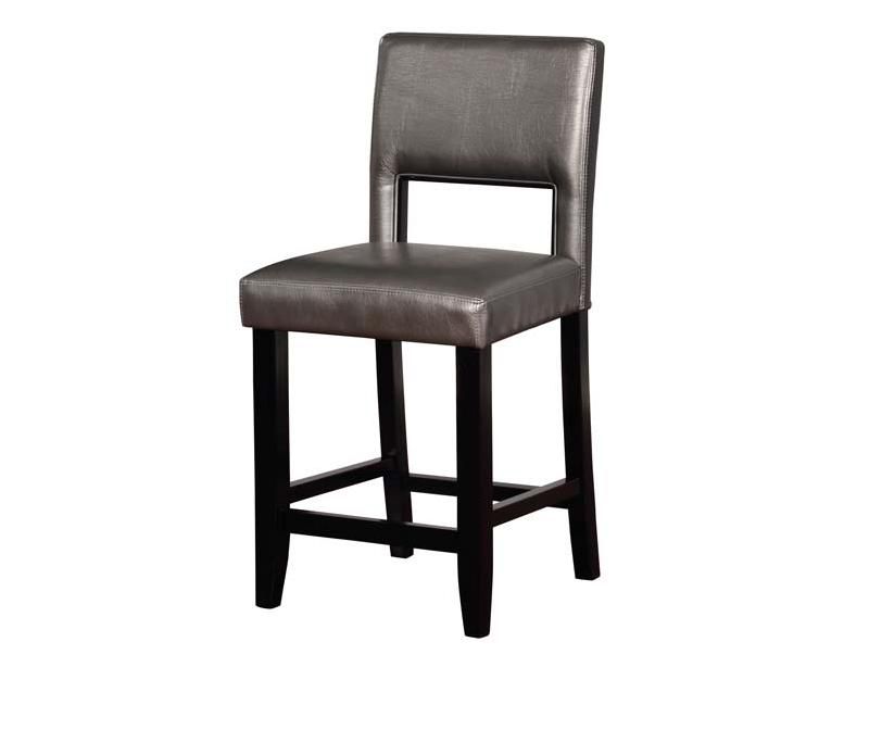 Linon Velma Pewter Counter Stool
