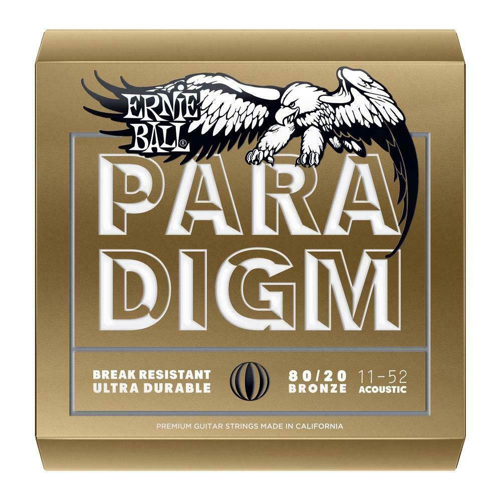 Ernie Ball 2088 Paradigm Light 80/20 Bronze Acoustic Guitar Strings (11-52)