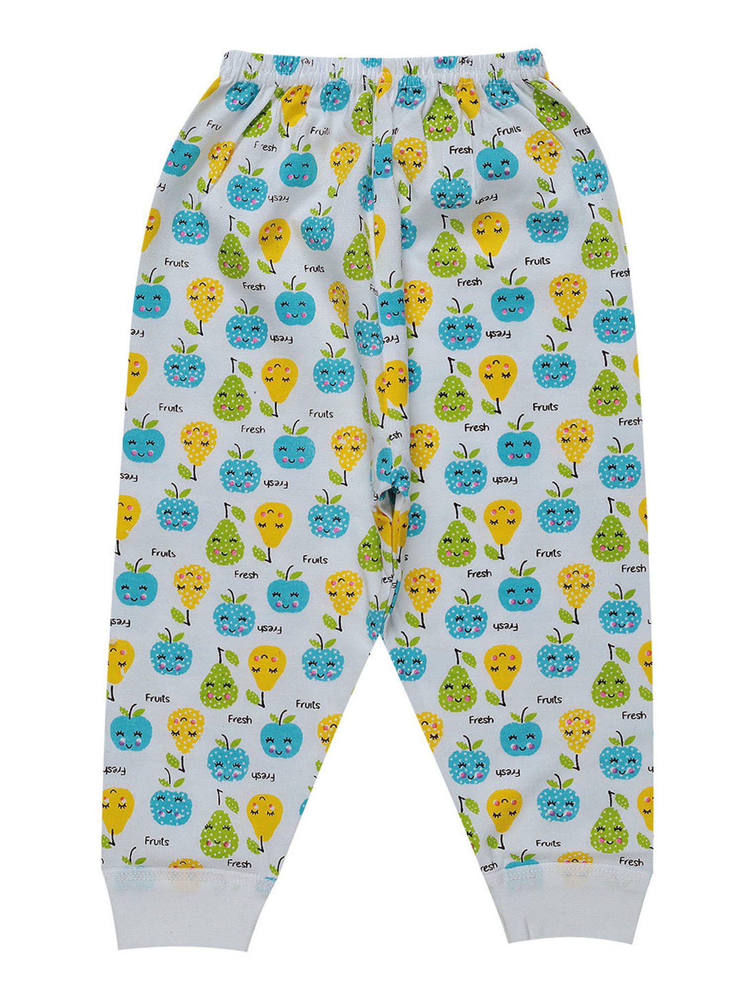 Bodycare Girls White Printed Pyjamas(Pack Of 3)