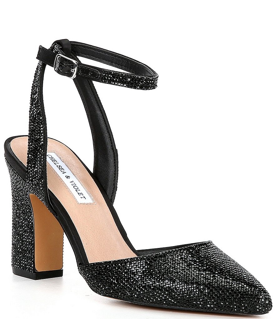 Trotters Kari Pearlized Leather Block-Heel Pumps