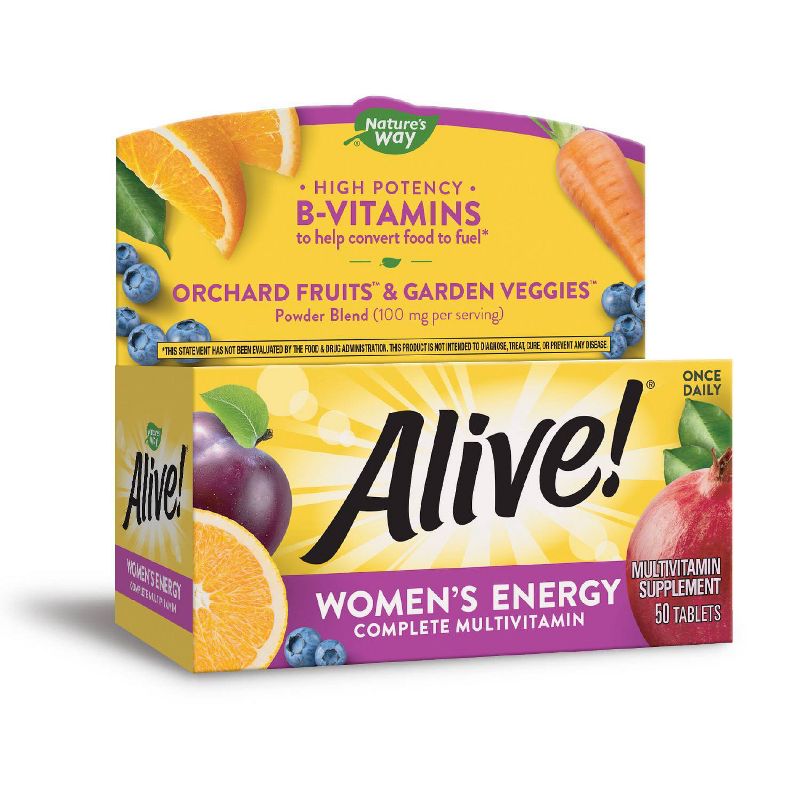 Nature's Way Alive! Women's Energy Multivitamin Tablets - 50ct