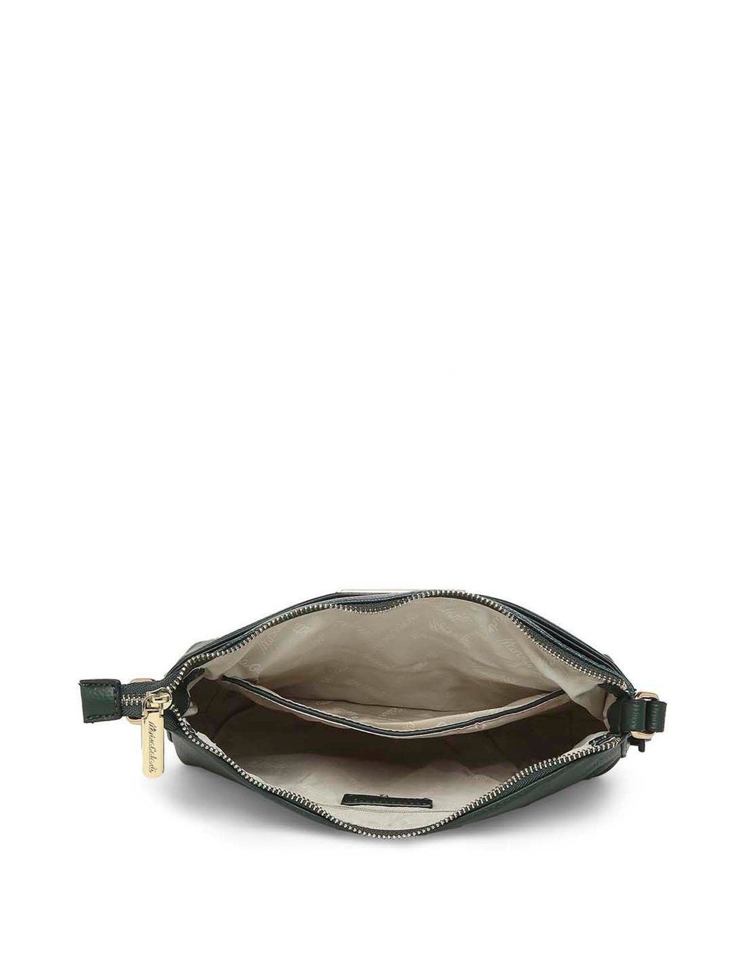 Marina Galanti Green Solid Medium Sling Handbag