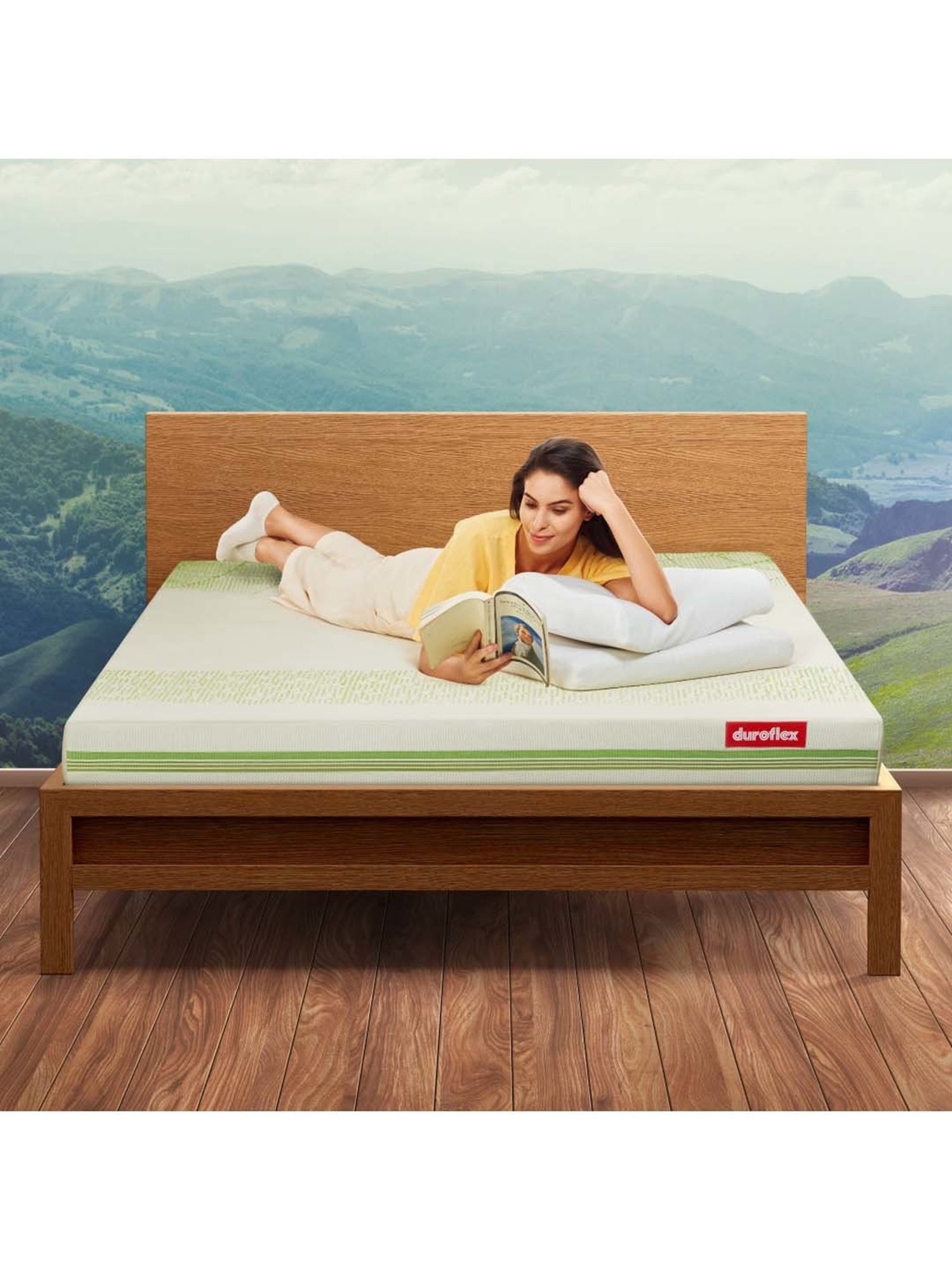 Duroflex Tatva Organic Cotton Latex Mattress - King Size (78 in. L x 72 in. W)