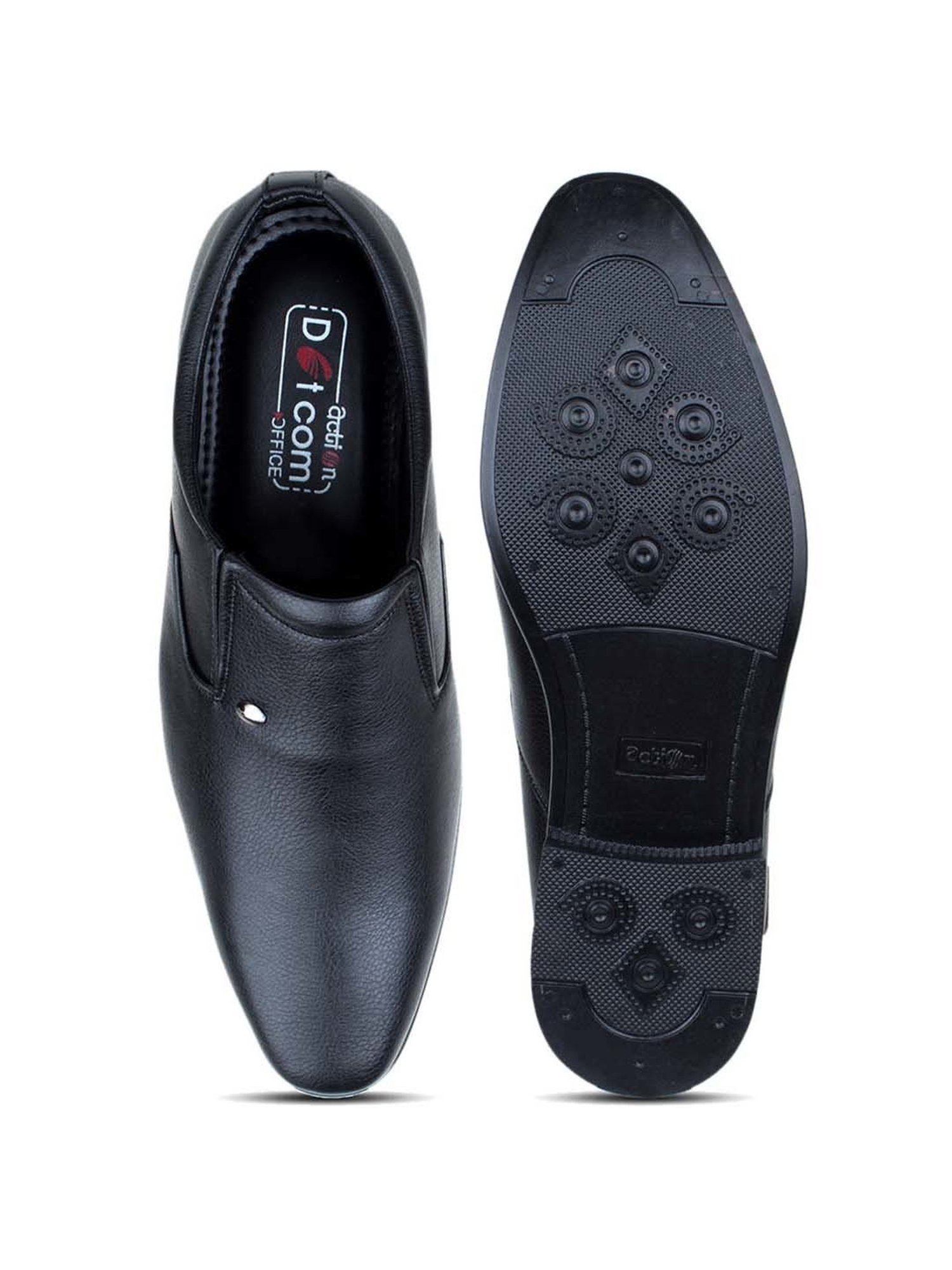 Action Men's Black Formal Loafers