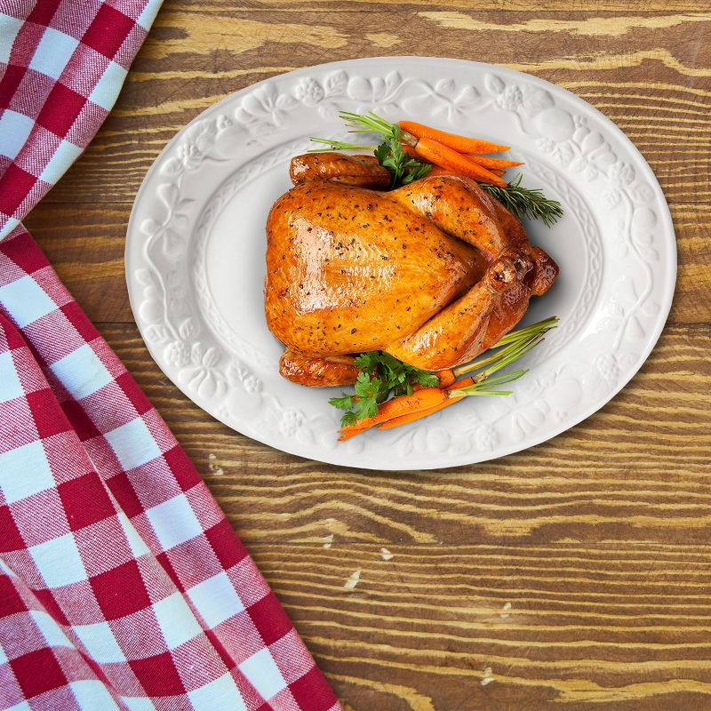 Gibson Home Fruitful 18.75 Inch Oval Platter