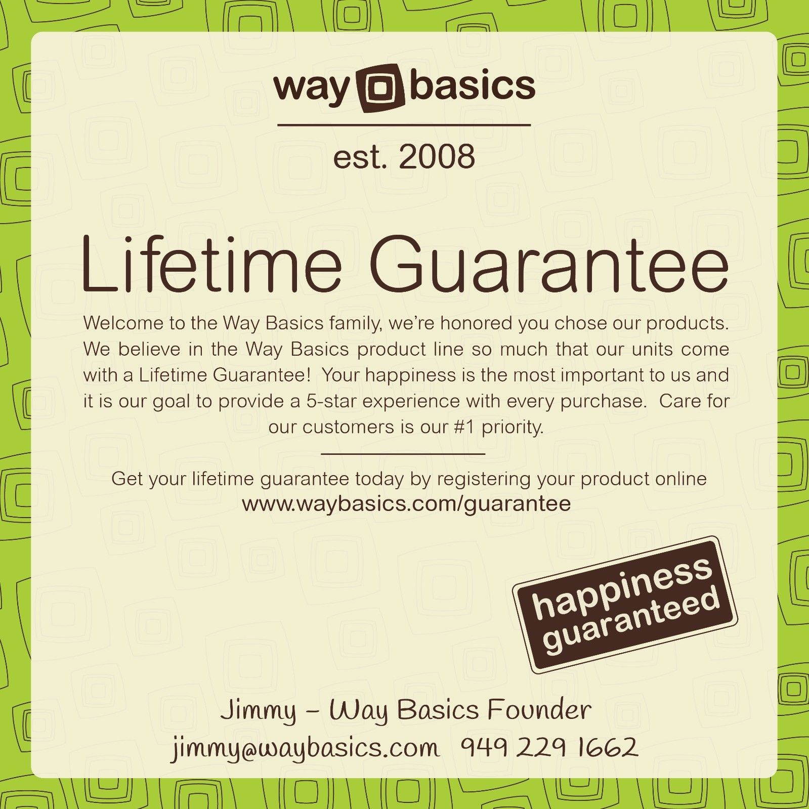 Way Basics 19.7"W Simple Computer Monitor Riser/Laptop Stand, Black Wood Grain - Lifetime Guarantee