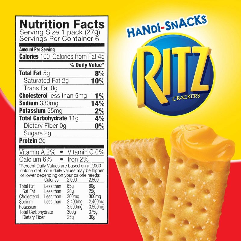 Handi-Snacks Ritz Crackers 'N Cheese Dip - 6ct/0.95oz