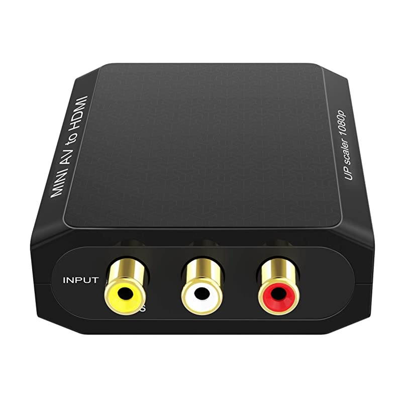 RCA to HDMI Converter  1080P AV to HDMI ConverterComposite to HDMI Converter for XboxPS2WiiVHSVCRDVD to Play on HDMI Digital TV