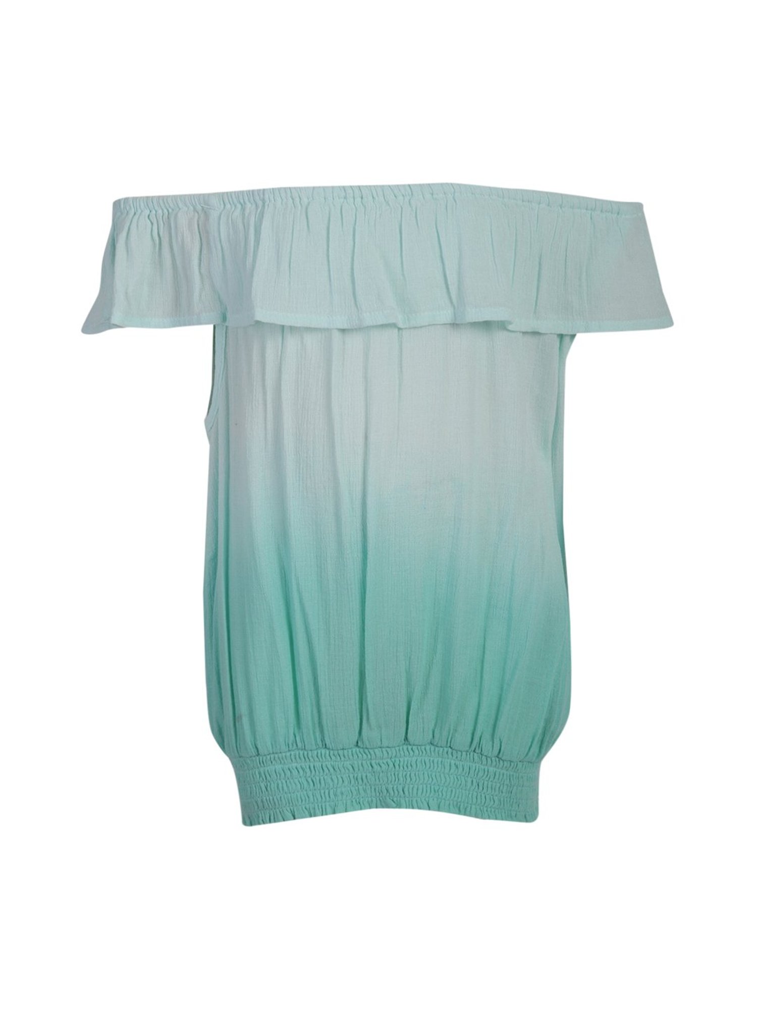 A Little Fable Kids Mint Textured Top