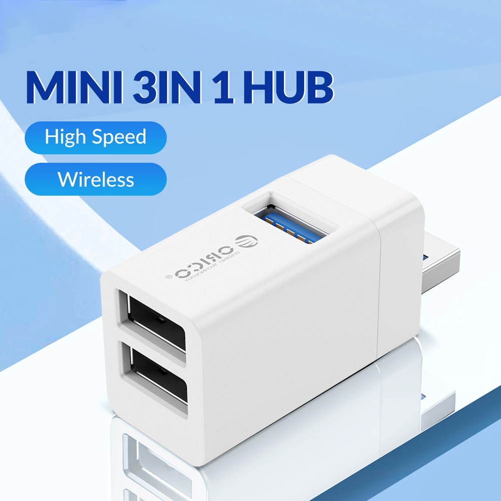 3 Ports USB Hub Mini USB 2.0 3.0 High Speed Hub Splitter for Computer Plug and play Computer Peripherals Accessories