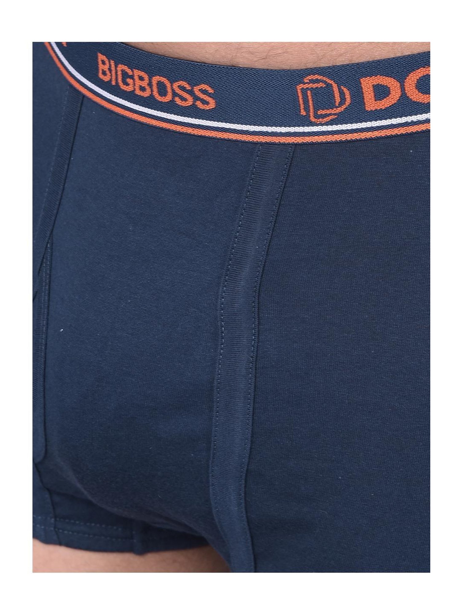 Dollar Bigboss Boys Multicolor Textured Trunks (Pack Of 5)