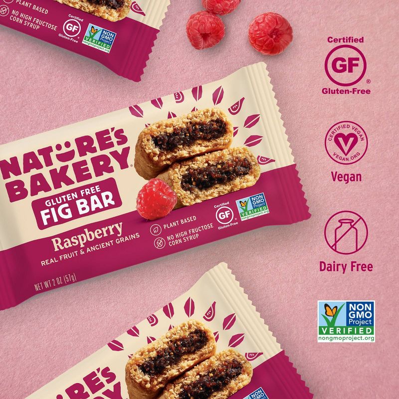 Nature's Bakery Gluten Free Raspberry Fig Bar - 6ct