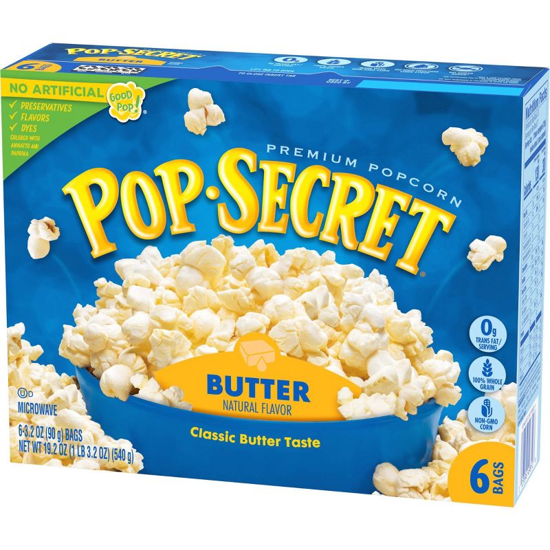 Pop Secret Butter Microwave Popcorn - 6ct
