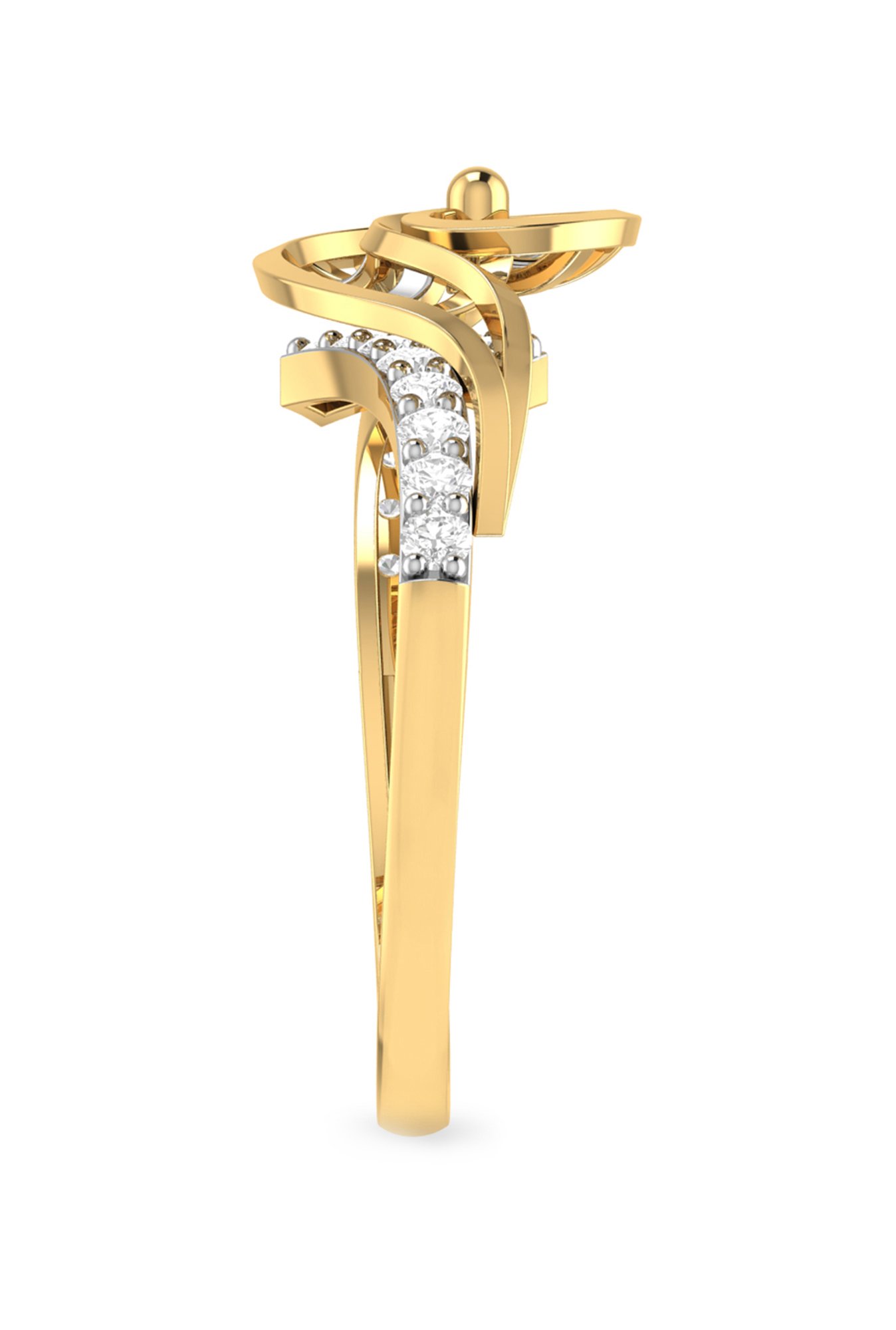 PC Jeweller Diamante 22 kt Gold Ring