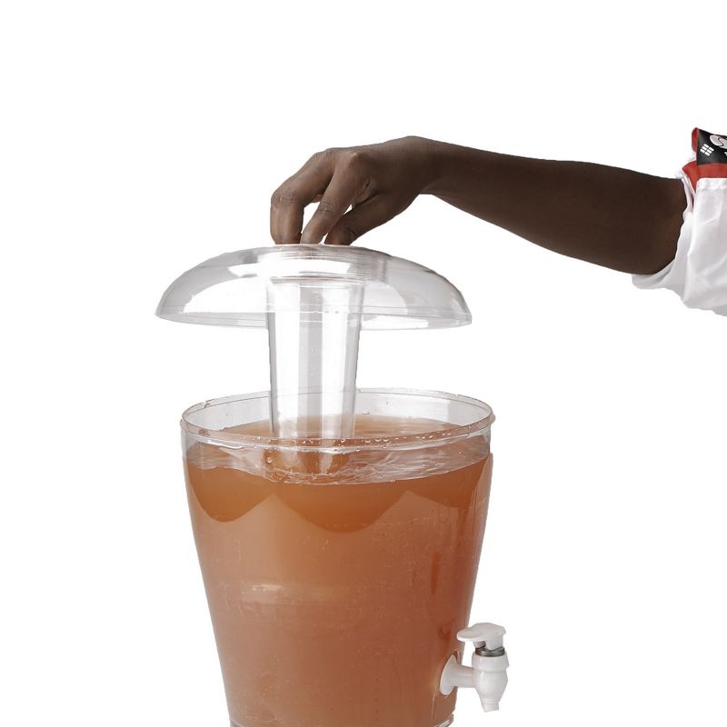 Mind Reader 1 Gallon Fruit Infuser Beverage Drink Dispenser with Spigotand Ice Bucket Bottom