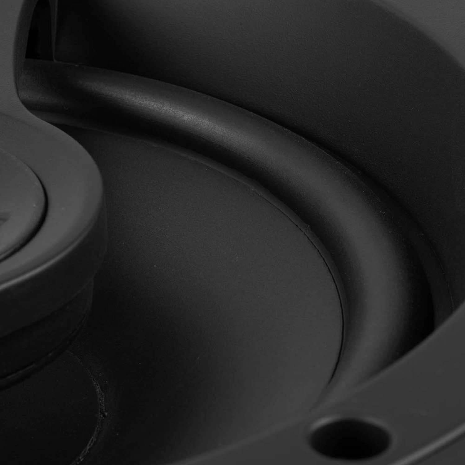 OSD Black 6.5" in-Ceiling Speaker w/Parachute Silk Soft Dome Tweeter, Pair - BK-R61