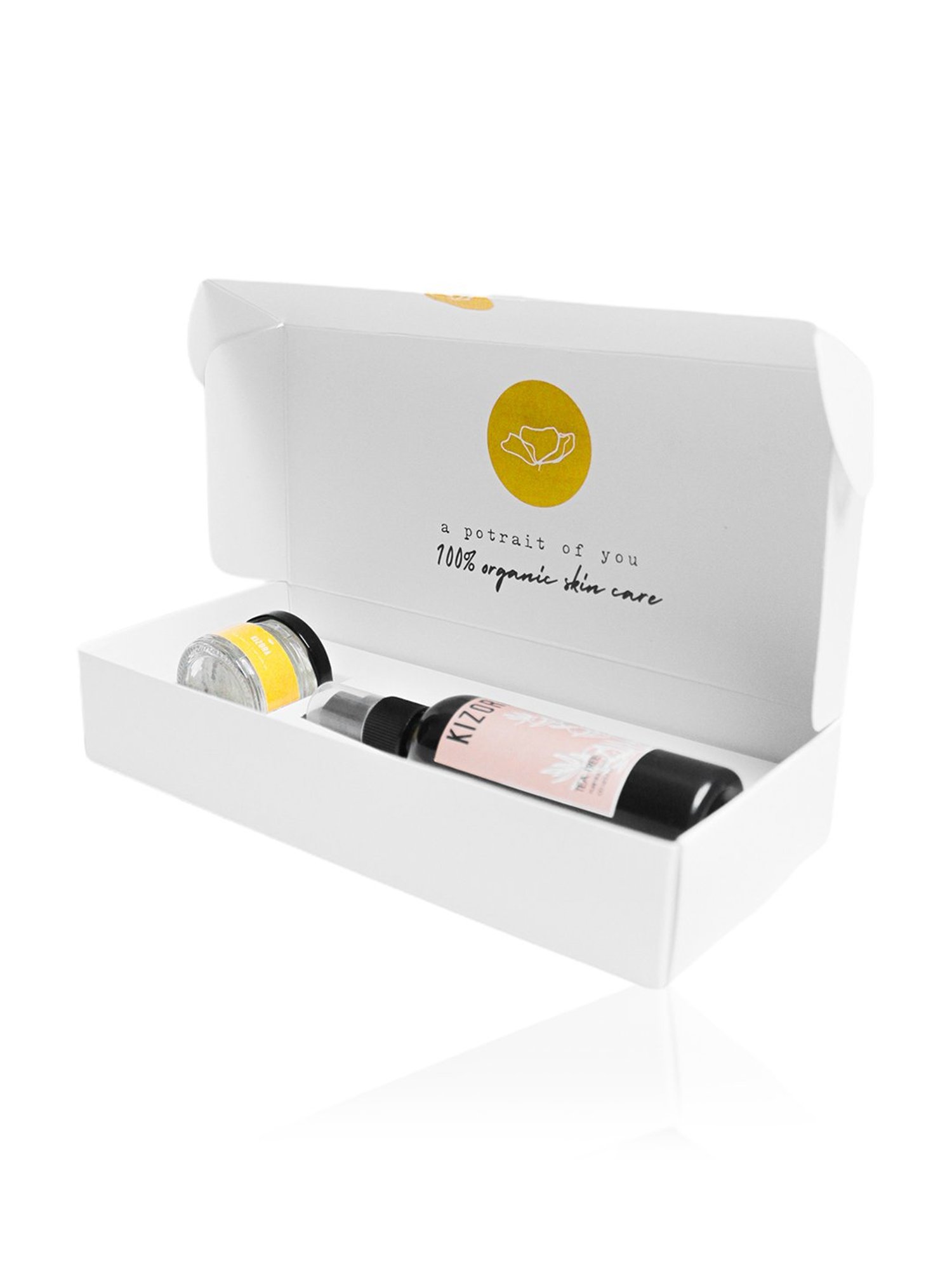 Kizora Pure Organic Aloe Vera Gel & Tea Tree Purifying Mist Combo Gift Pack