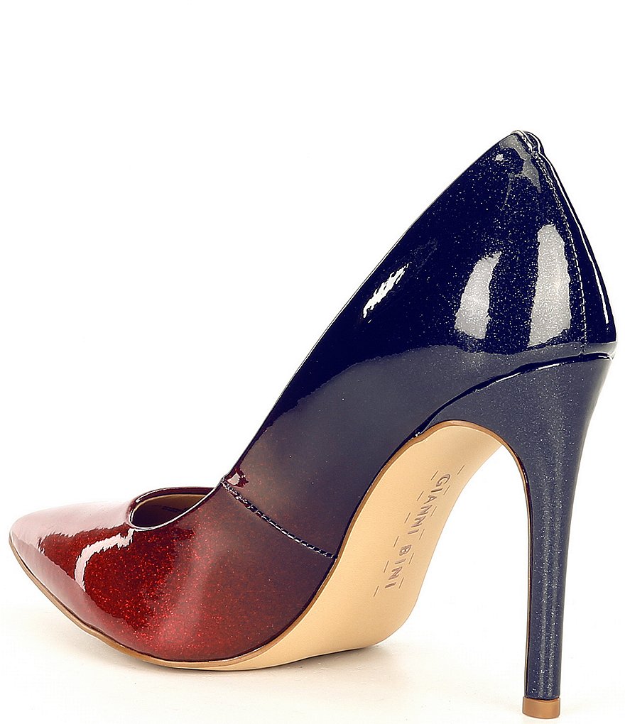 Gianni Bini IvyyaTwo Tone Ombre Patent Pointy-Toe Pumps