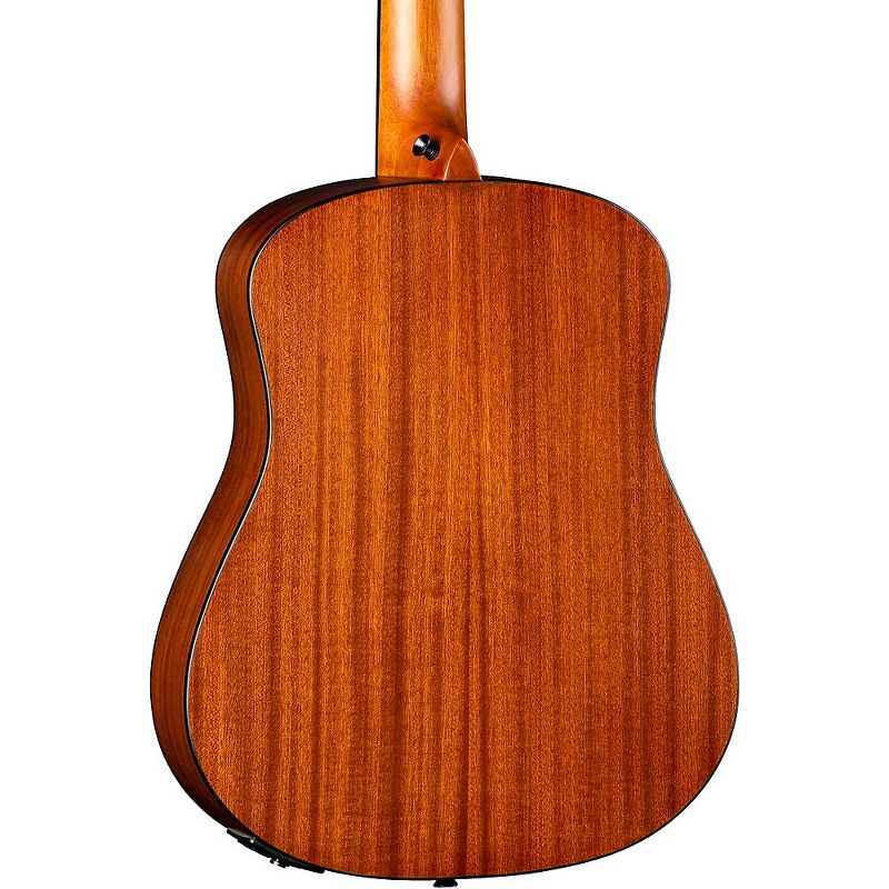 Luna Guitars Safari Tribal 3/4 Size Travel Acoustic/Electric Guitar Tobacco Sunburst