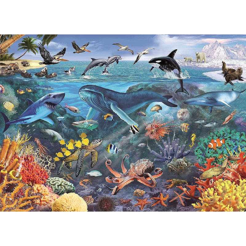The Gifted Stationary 1000 Pieces Under The Sea Jigsaw Puzzles for Adults, Family Fun Puzzle