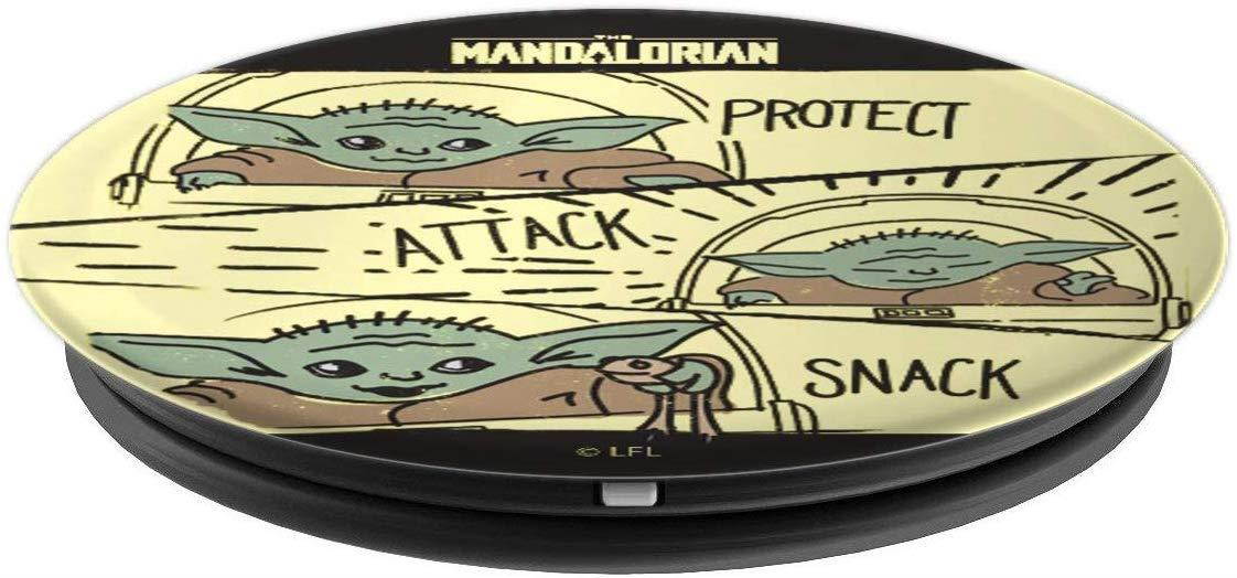 Star Wars The Mandalorian The Child Protect Attack Snack PopSockets Grip and Stand for Phones and Tablets