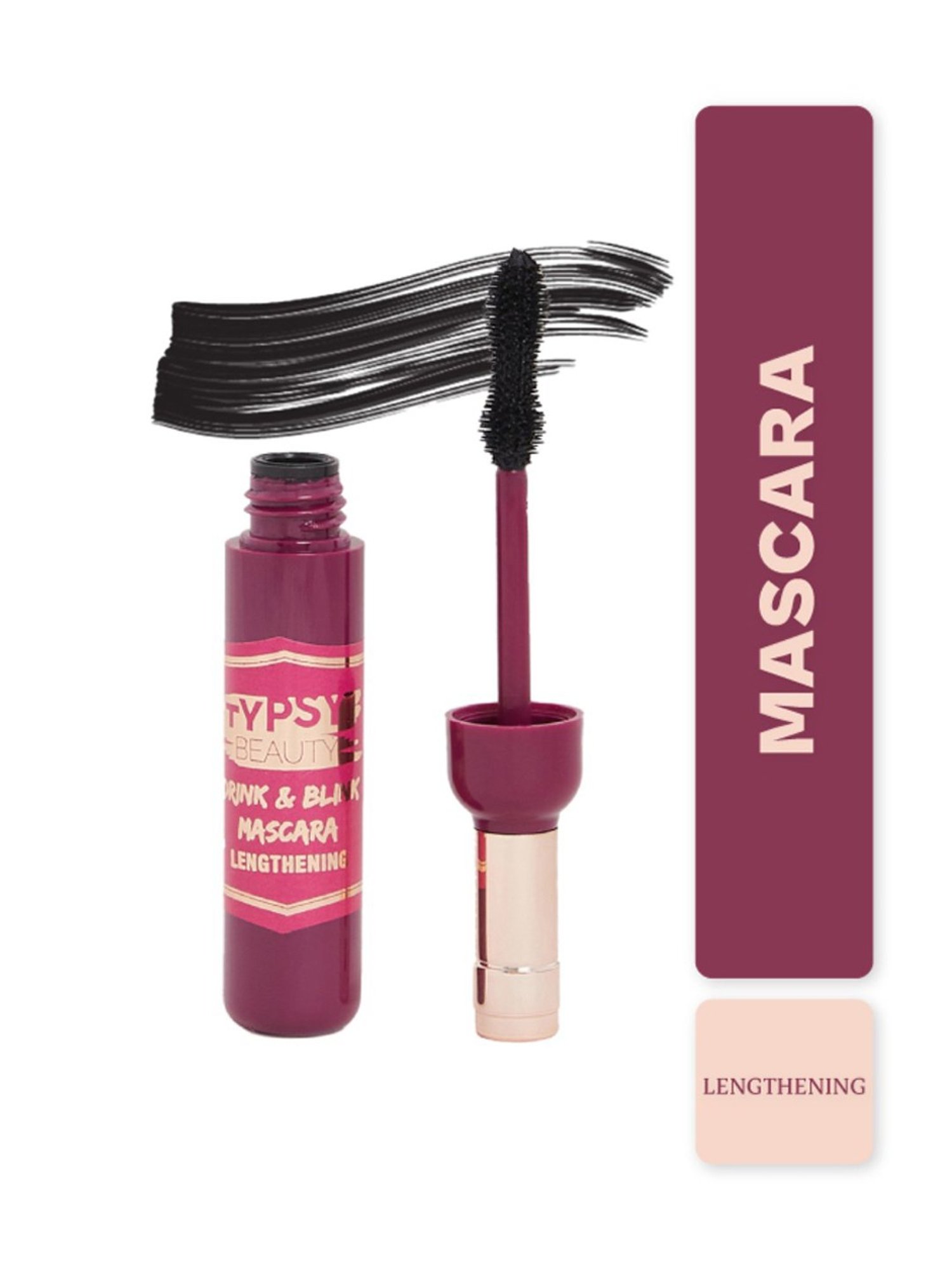 Typsy Beauty Drink & Blink Lengthening Mascara Graphite Black - 9 gm