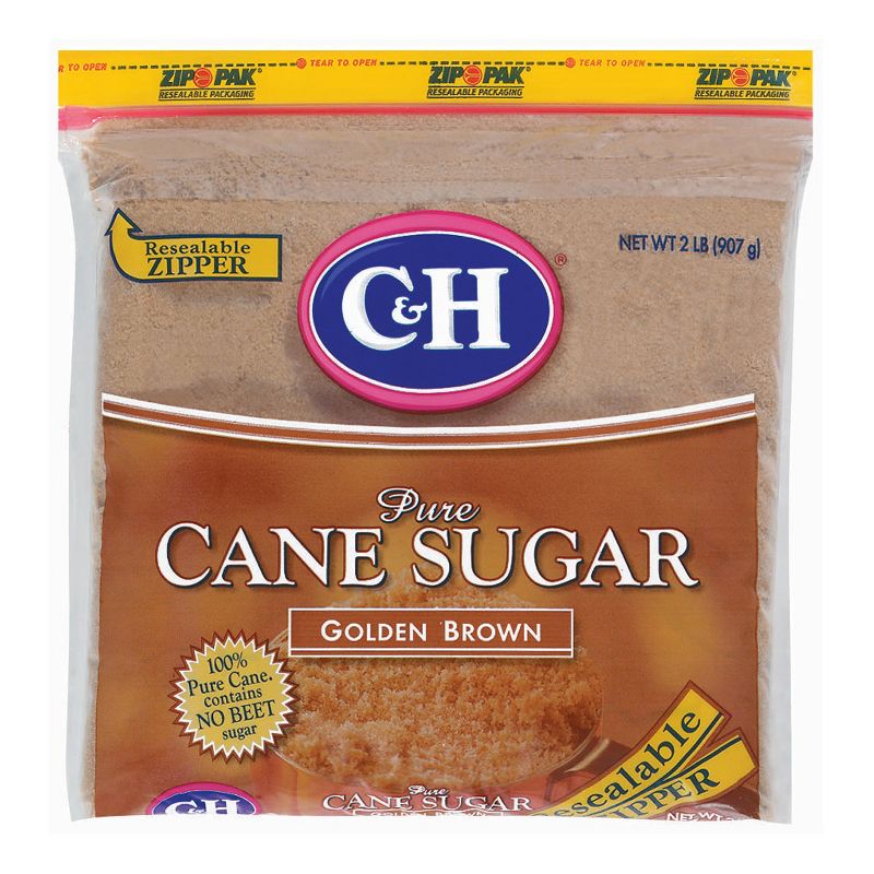 C&H Golden Brown Pure Cane Sugar - 2lbs