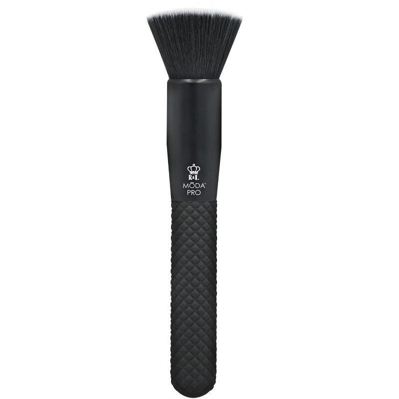 MODA Brush Pro 5pc Complete Black Makeup Brush Set with Zip Case