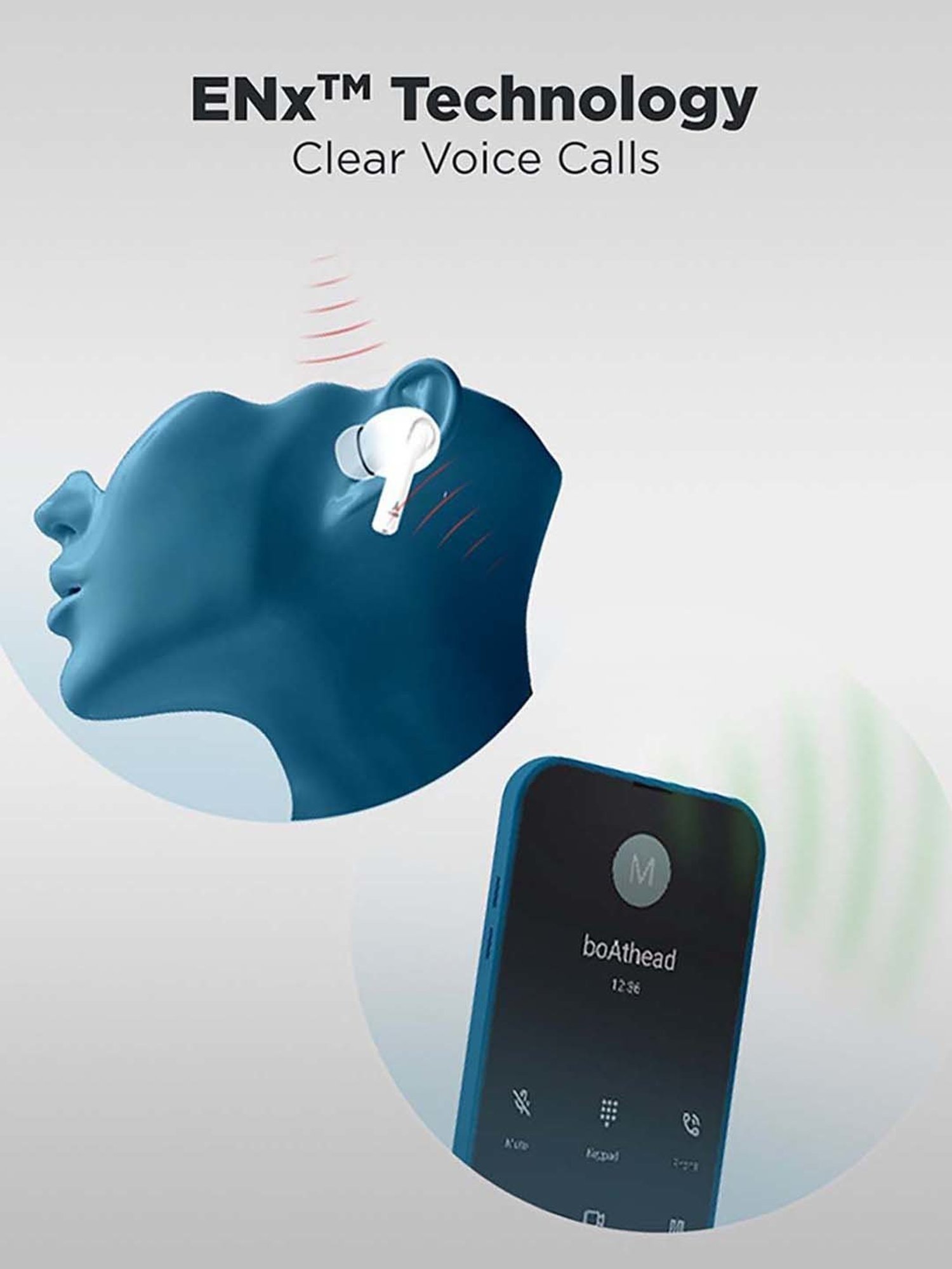 boAt Airdopes 163 M In the Ear Bluetooth Headset with ASAP Charge (White)