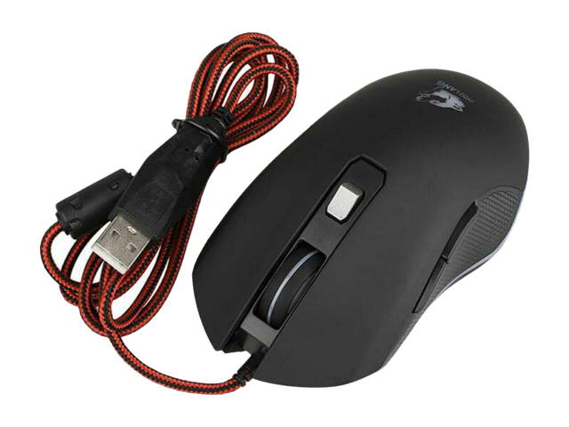 Vicabo Ergonomic Gaming Mouse Optical 3200 DPI Sensor Comfortable Grip RGB Light Effect 6 Buttons 1 Wheel USB Wired Mice for PC Mac Desktop Computer Laptop