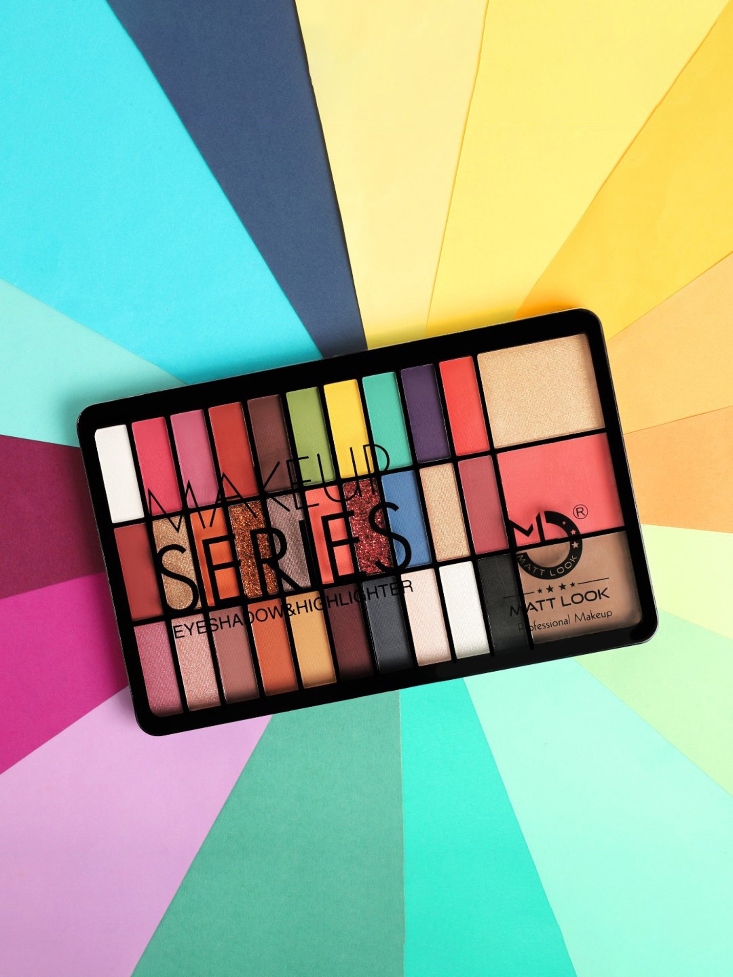 Matt Look Makeup Series Eyeshadow & Highlighter 02 - 49 gm