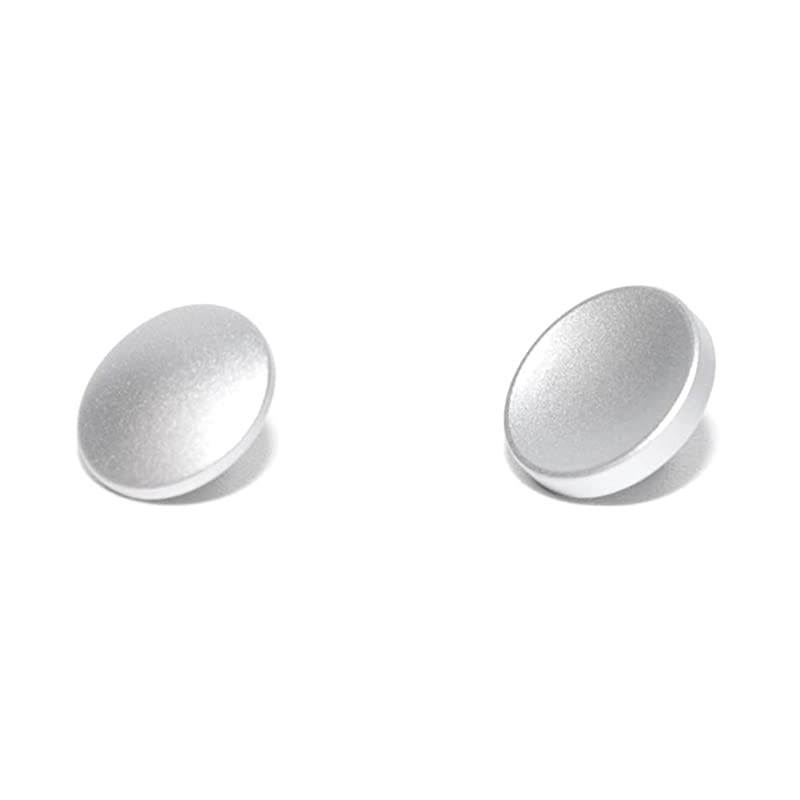 Silver Soft Metal Shutter Release Button Compatible with Fujifilm XT4 XT30 XT3 X100F XT20 XPRO2 X30 X100S XE2S XT10 XT2 M6 M7 M8 M9 M10 M9P Camera 11mm Concave 10mm Convex Surface2 Pack