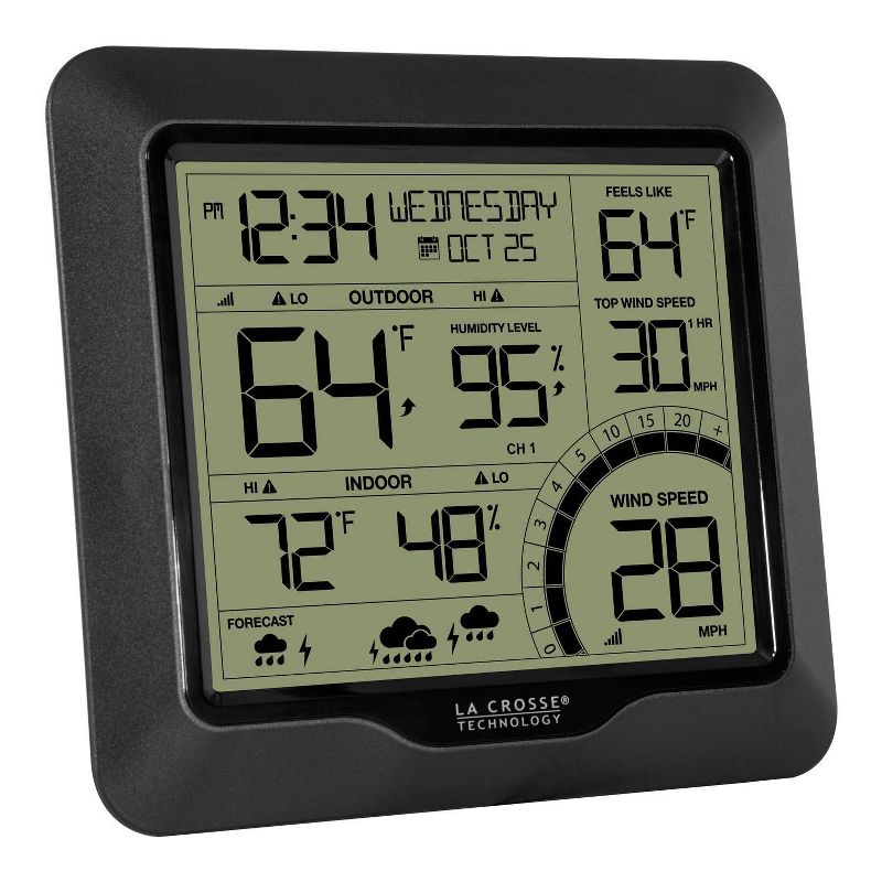 Wind Speed Weather Station Black - La Crosse Technology