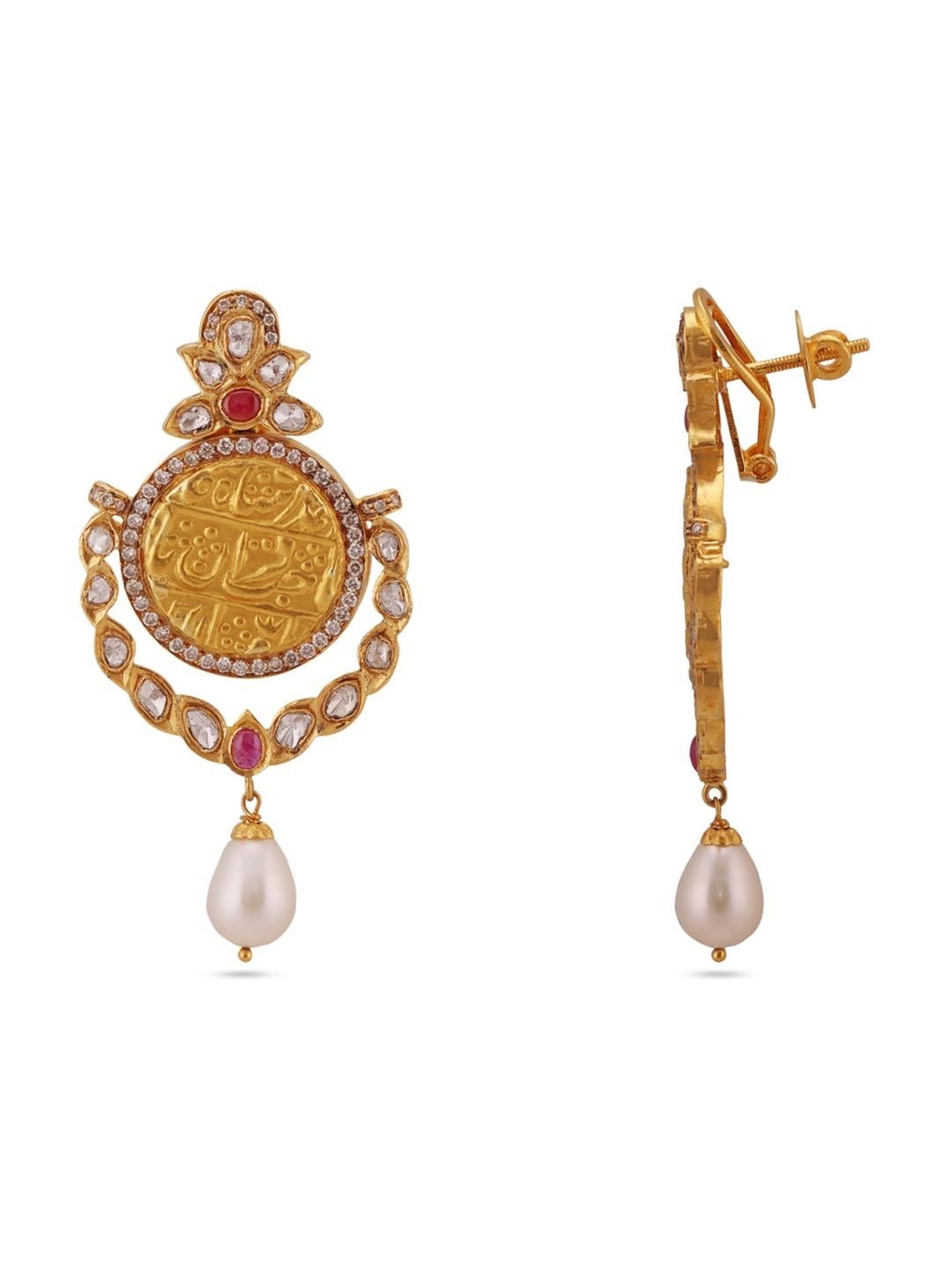 CKC 22k Gold Heritage Earrings for Women