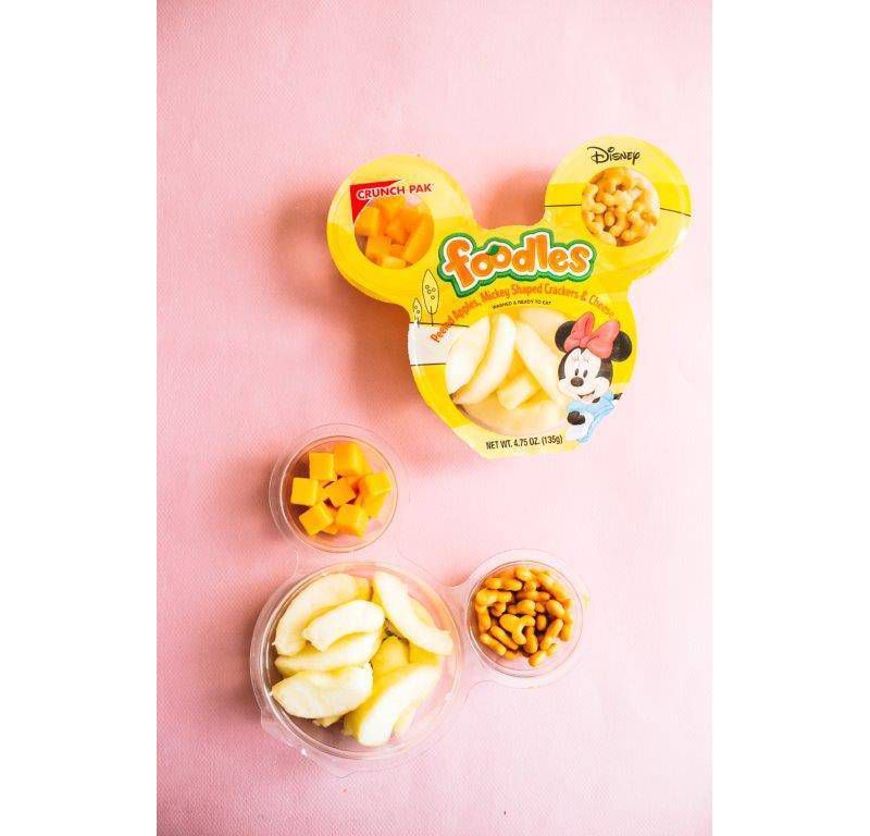 Crunch Pak Disney Foodles Peeled Apples, Cheese & Crackers - 4.75oz