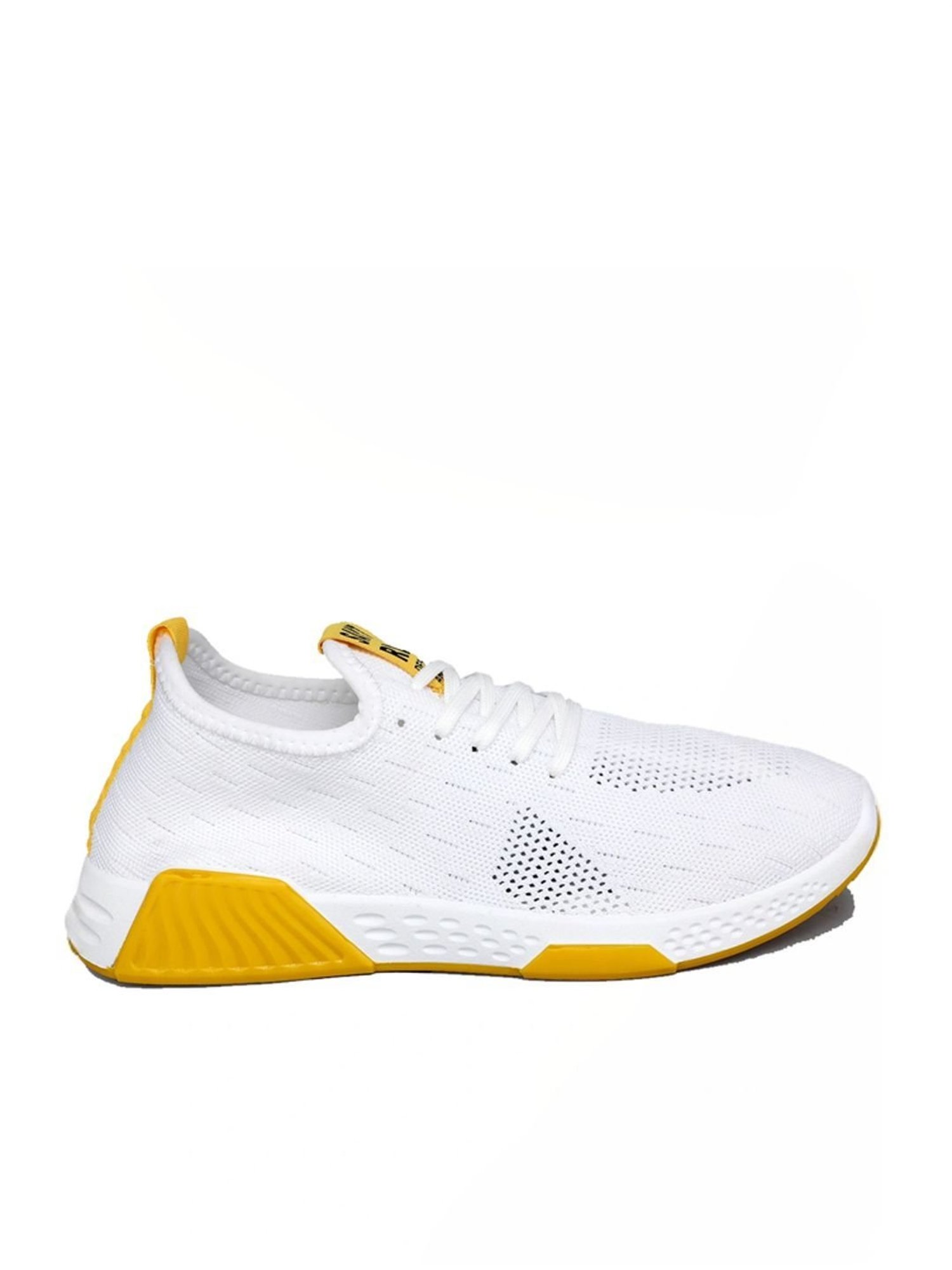 Rapid Box Men's White Running Shoes