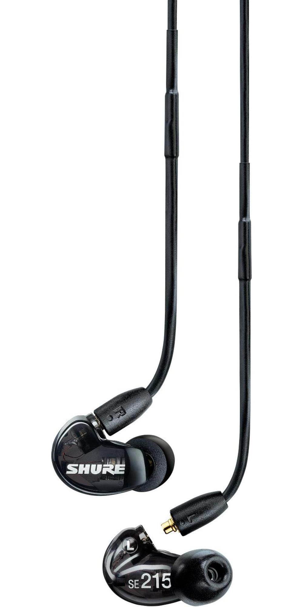 Shure Isolating MicroDriver Earphones In-Ear Stereo Headphones, Black