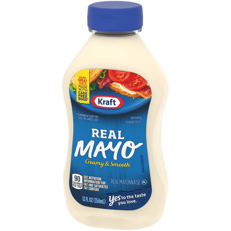 Kraft Real Mayonnaise Squeeze Bottle 12oz