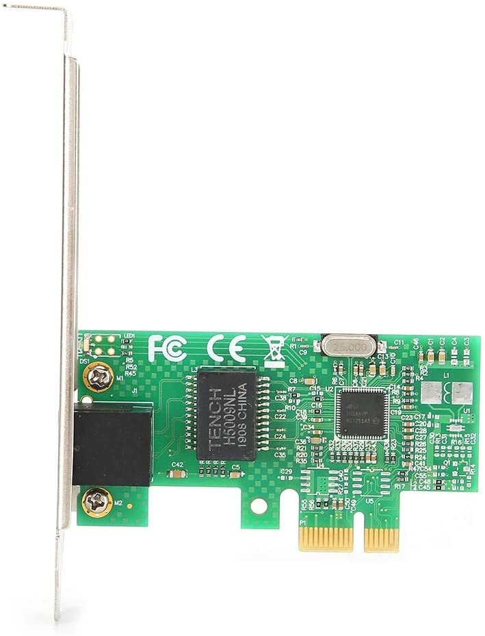 Dilwe1 Single Port PCI?E Gigabit Ethernet Server Network Card 1GbE RJ45 for I211