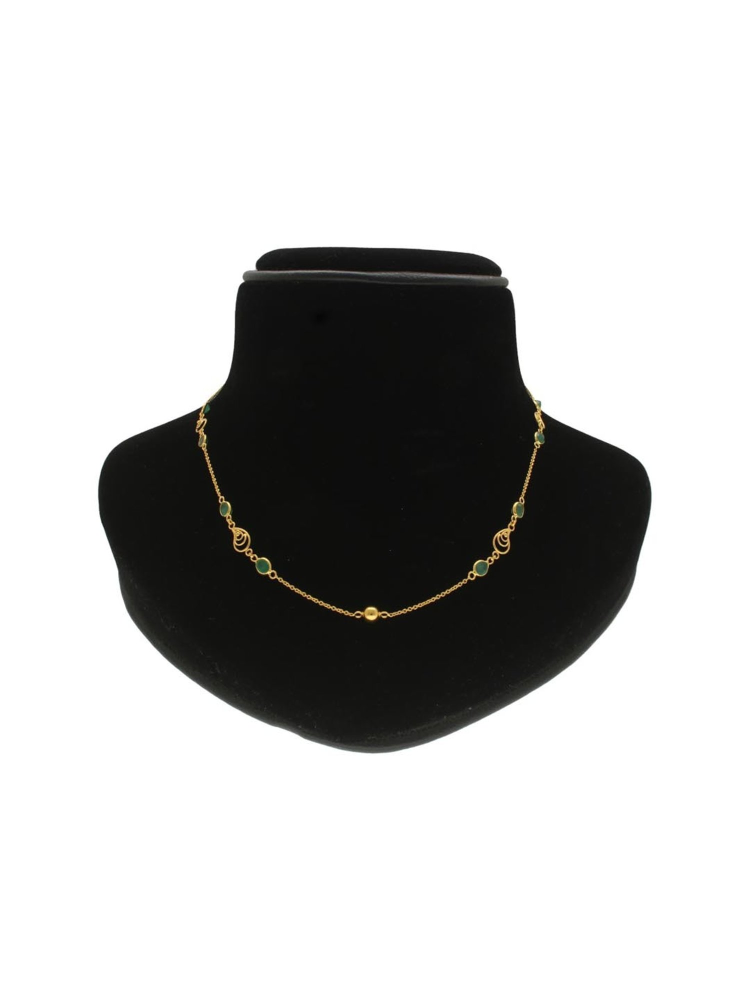 Sri Jagdamba Pearls Freya 18k Gold Chain for Women & Girls