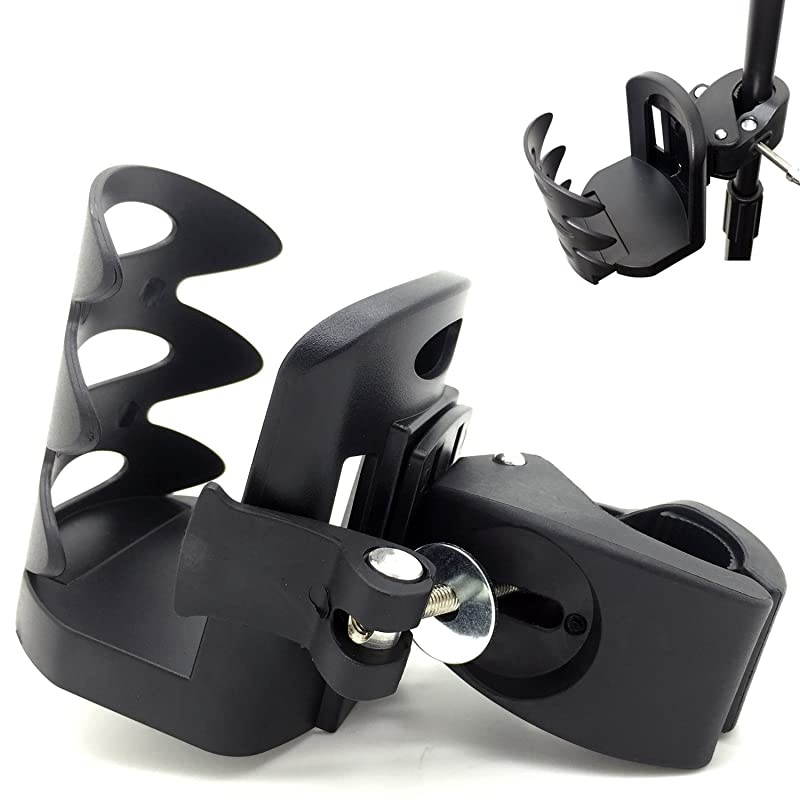 360&deg; Rotation Musician Drinks Water Cup Holder Clamp Handle Bar Pole Clamp Mount for Music Mic Microphone Stand