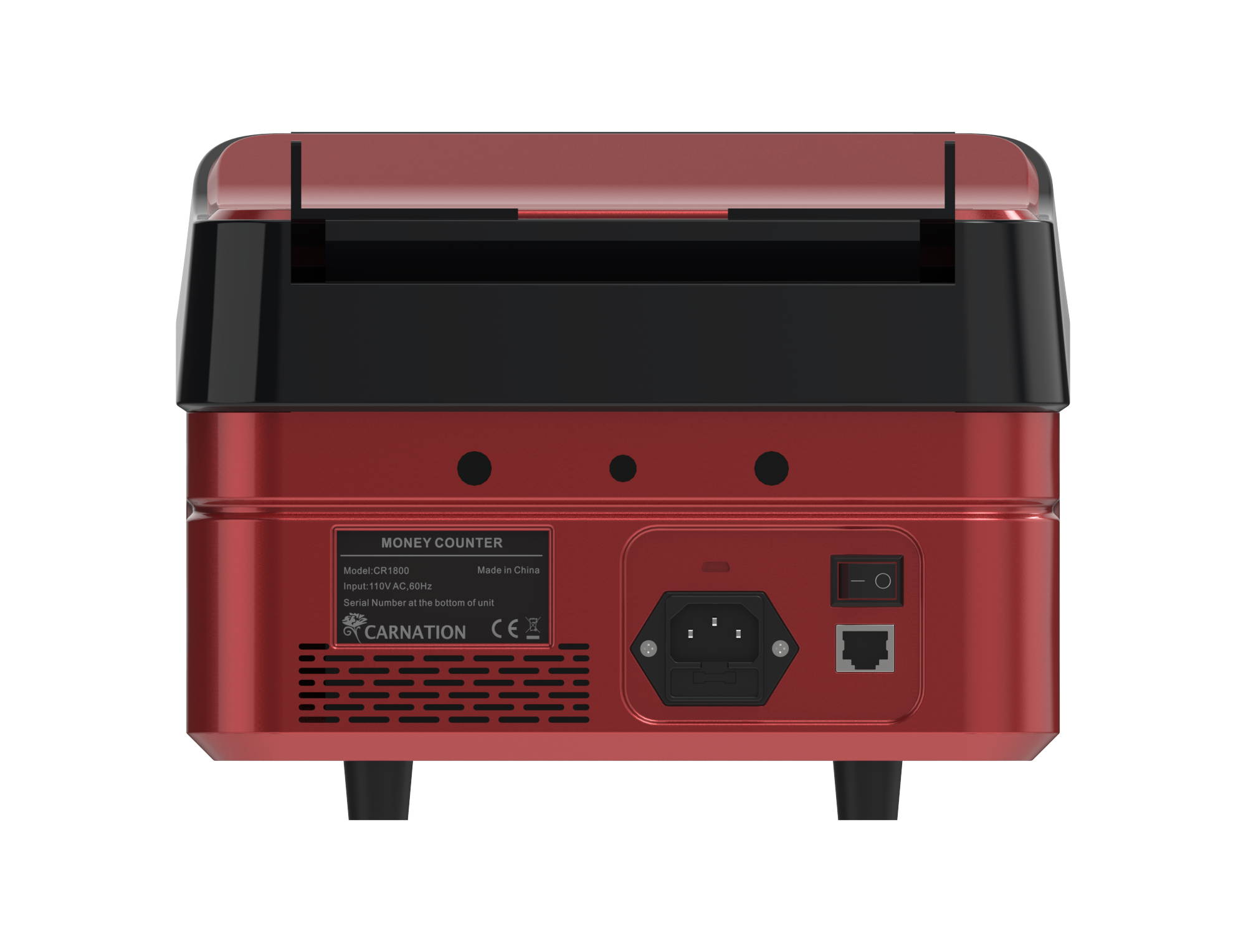 Carnation Money Counter with Counterfeit Bill Detector | Infrared, Magnetic, Metallic Thread, Size, and UV Detection for US Bills, Canadian Dollar, and Mexican Peso (154 char.)