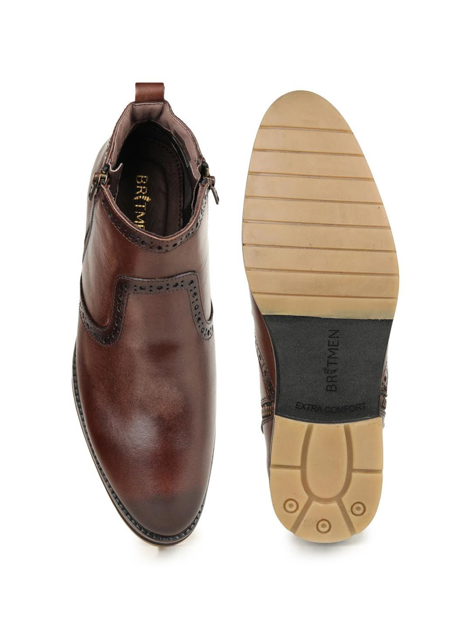 Britmen Men's Brown Casual Boots