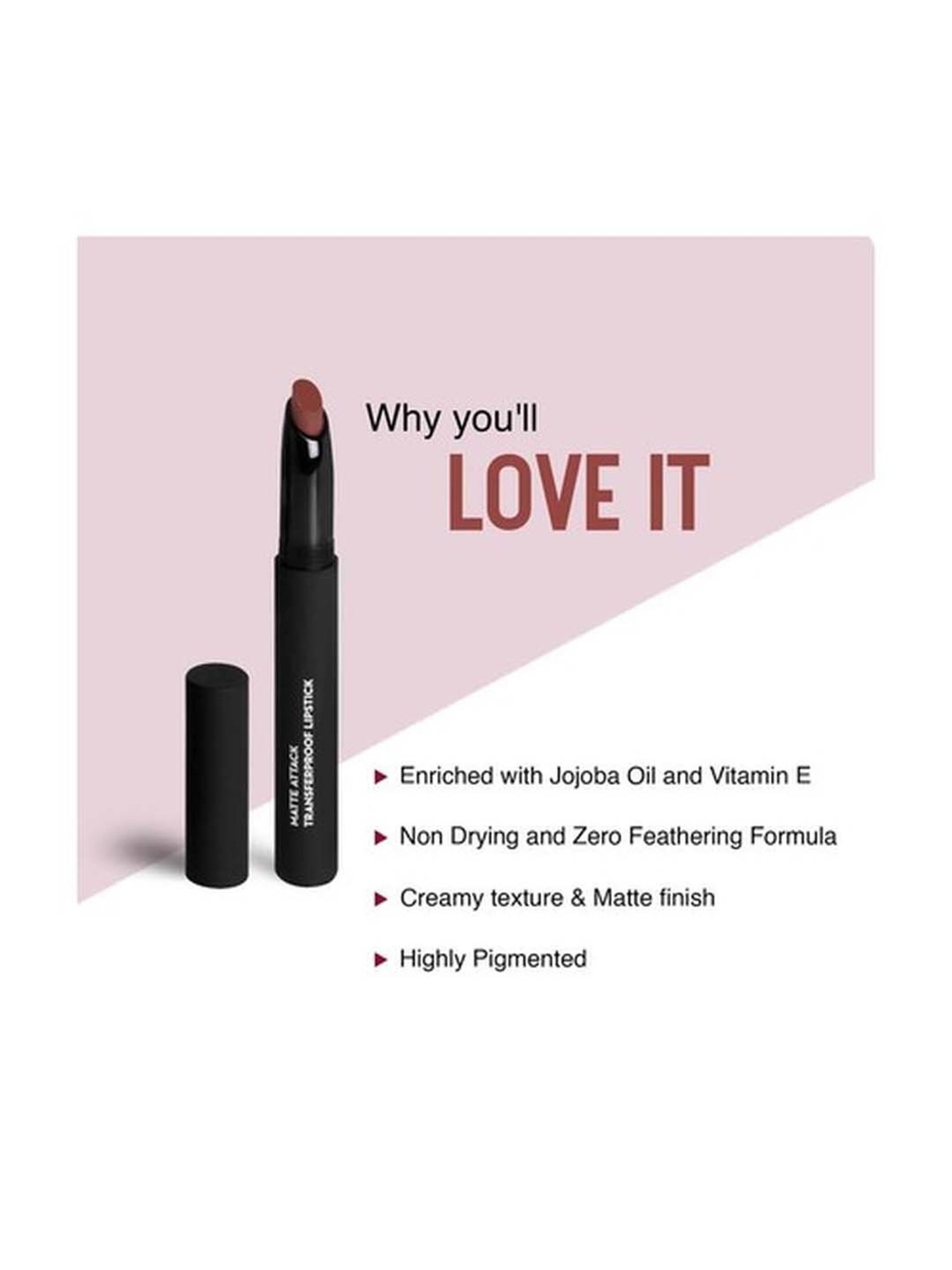 Sugar Cosmetics Matte Attack 09 The Peach Boys - 2 gm