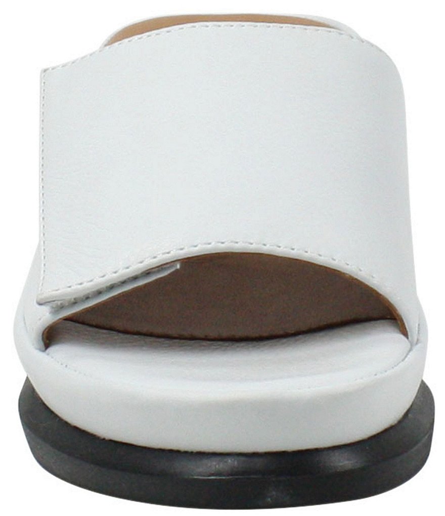 L'Amour Des Pieds Vester Leather Wedge Slides